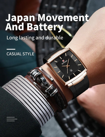 This watch model, RD62009M, is a masterpiece of minimalist design and modern functionality. The striking color combination of black and silver creates a timeless and sophisticated look that can easily match any outfit.