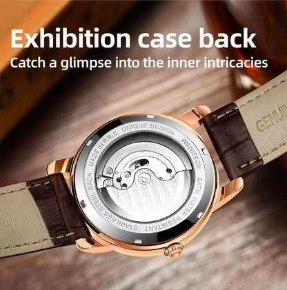 Reward Luxury men stainless steel automatic moon phase mechanical watch 2021 Custom logo casual fashion tourbillon wrist watch,RD33005M