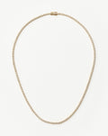 Solid Gold Diamond Tennis Necklace | 14ct Solid Gold Diamond