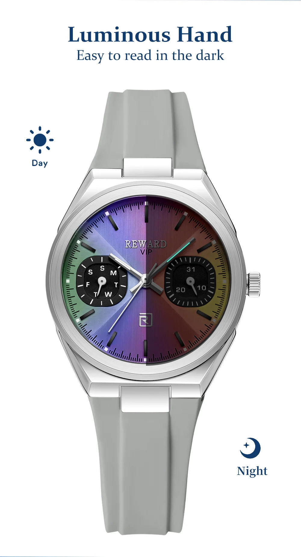 REWARD New Arrival Couple Watch Lady Waterproof Japan Movement High Fashion Silicone Women Quartz Watch