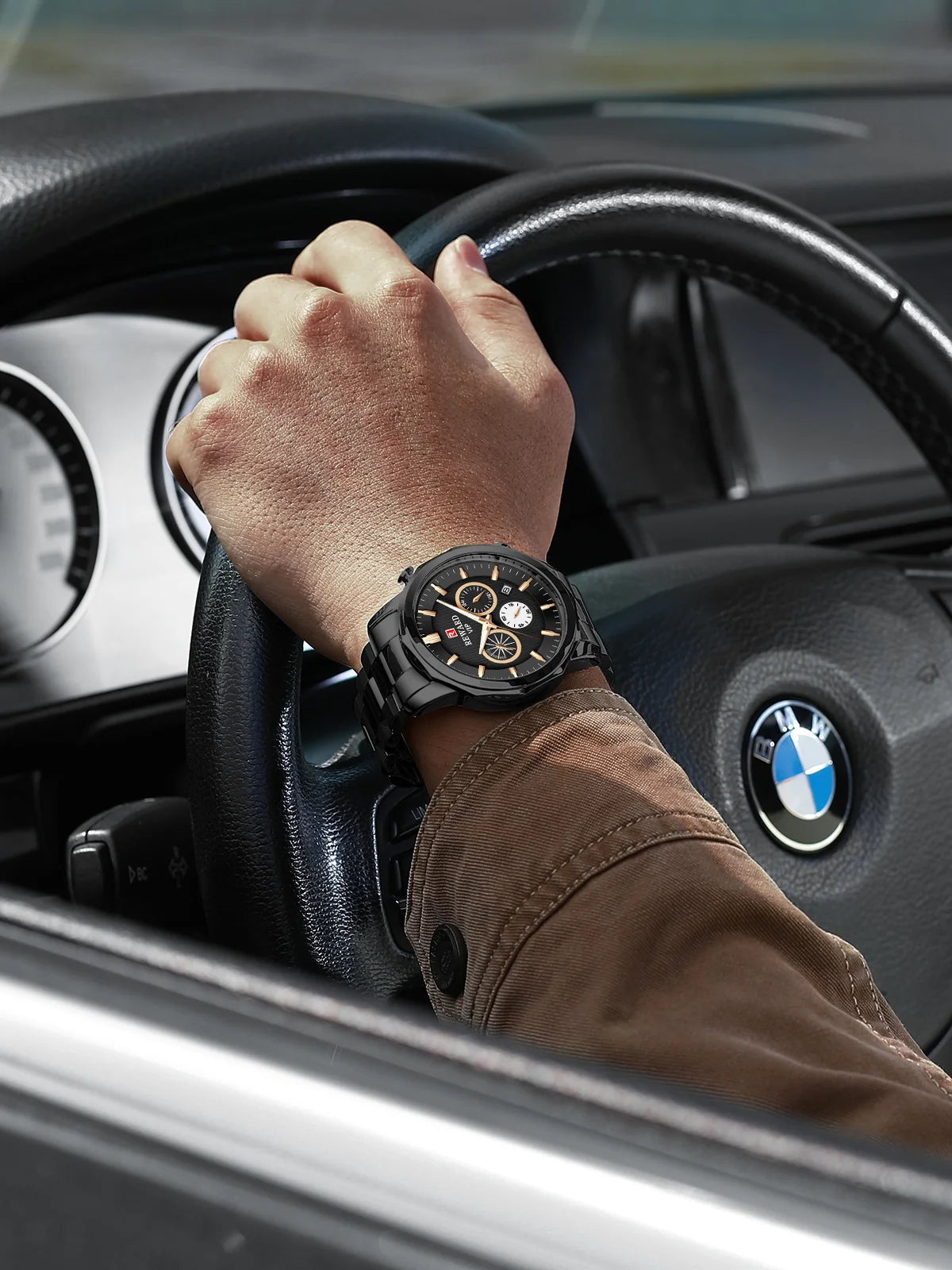 Reward New Arrivals luxury golden men Original Watches China manufacturer casual fashion stainless steel quartz watches montres RD81063M