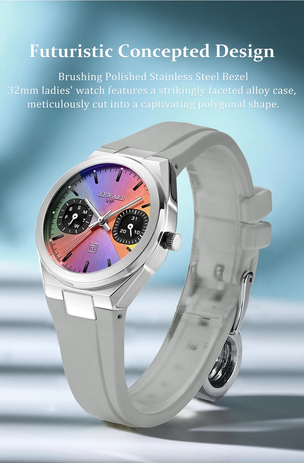 REWARD New Arrival Couple Watch Lady Waterproof Japan Movement High Fashion Silicone Women Quartz Watch