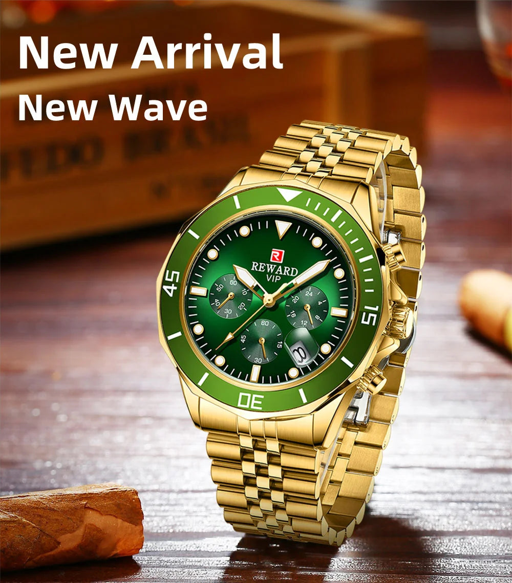 Reward Stainless Steel Watch Relogio Masculino High Quality Fashion Luxury Men Watches Wrist Business Sport Wristwatch