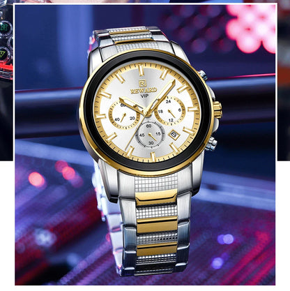 Reward Luxury Three-Eyes Classic Chronograph Quartz Watch Men REWARD Fashion Business Relogio Masculino Elegant