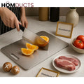 Premium Titanium Steel Cutting Board – Double-Sided, Anti-Bacterial, Food-Grade Surface