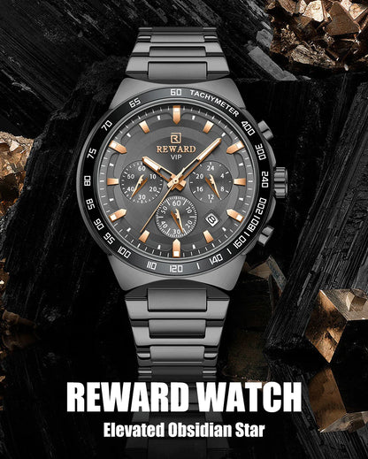 Reward New Design waterproof Casual luxury watch men In Stock fashion mens steel watch wrist chronograph watch RD81967M